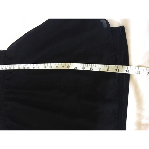 Express Dress Womens Sz Medium Black Top Layer Sheer Full Cami Lace Sleeveless - Picture 7 of 10